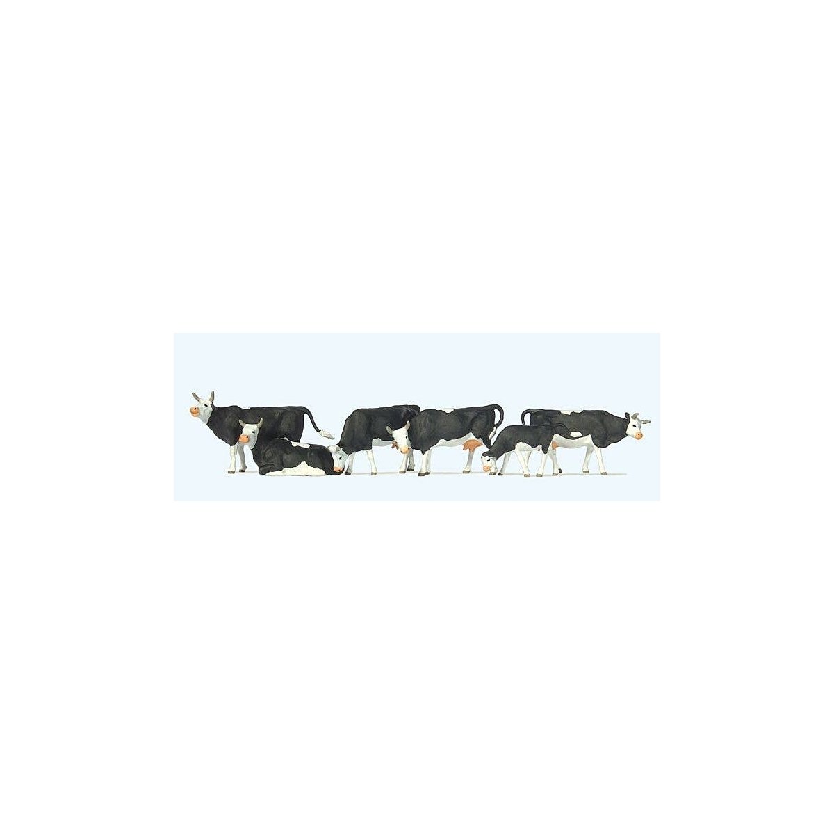 Cows -- pkg(6), 1/76, Preiser Kg 73013