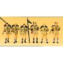 Recreation & Sports -- Boy Scouts pkg(6), HO, Preiser Kg 10260