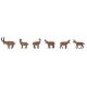 Ibexes and Chamois -- pkg(6), HO, Faller Gmbh 151913