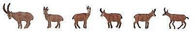 Ibexes and Chamois -- pkg(6), HO, Faller Gmbh 151913