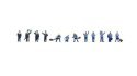 Railway Workers -- Set 2 pkg(12), N, TomyTec Co LTD 329251