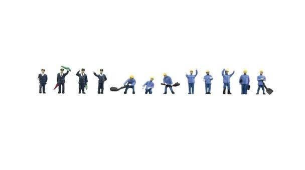Railway Workers -- Set 2 pkg(12), N, TomyTec Co LTD 329251