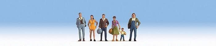 Passers-By -- Set 2 pkg(6), HO, Noch Gmbh & Co 15479