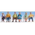 Seated People -- Set 2 pkg(6), N, Noch Gmbh & Co 36532