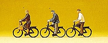 Recreation & Sports 1:120 TT Scale -- Bike Riders on Bicycles, TT, Preiser Kg 75013