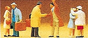 Passengers -- Arriving, HO, Preiser Kg 10028