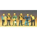 Sewer/Road Construction Crew, HO, Preiser Kg 10035
