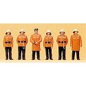 Firemen -- With Protective Clothing, HO, Preiser Kg 10214