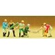 People Working -- Lumberjacks pkg(6), HO, Preiser Kg 10042
