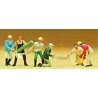 People Working -- Lumberjacks pkg(6), HO, Preiser Kg 10042