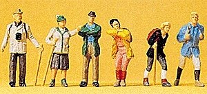 Wanderers-hikers, HO, Preiser Kg 10290