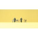 Pedestrians -- Protestant Sisters w/Children pkg(7), N, Preiser Kg 79211
