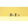 Pedestrians -- Protestant Sisters w/Children pkg(7), N, Preiser Kg 79211