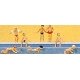 Recreation & Sports -- Children at the Pool pkg(8), HO, Preiser Kg 10307