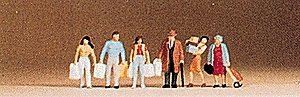Pedestrians -- Walking People 1, N, Preiser Kg 79015