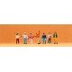Pedestrians -- Children pkg(7), N, Preiser Kg 79044