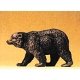 Wild Animal Figures, 1/24 - 1/25 Scale -- Brown Bear Walking, 1/25, Preiser Kg 47516