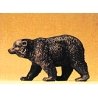 Wild Animal Figures, 1/24 - 1/25 Scale -- Brown Bear Walking, 1/25, Preiser Kg 47516