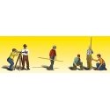 Scenic Accents(R) Figures -- Surveyors pkg(6), N, Woodland Scenics 2175