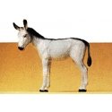 Domestic Animal Figures, 1/24 - 1/25 Scale -- Standing Donkey, 1/25, Preiser Kg 47040