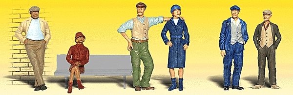 Bystanders - Scenic Accents(R) -- pkg(6), N, Woodland Scenics 2156