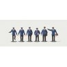 German Railroad Staff -- pkg(6), HO, Merten 212529