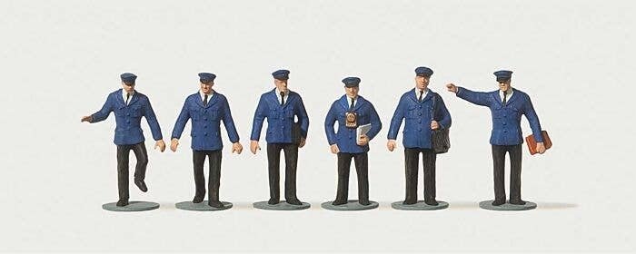 German Railroad Staff -- pkg(6), HO, Merten 212529