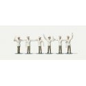 Traffic Policemen -- pkg(6), HO, Merten 212252