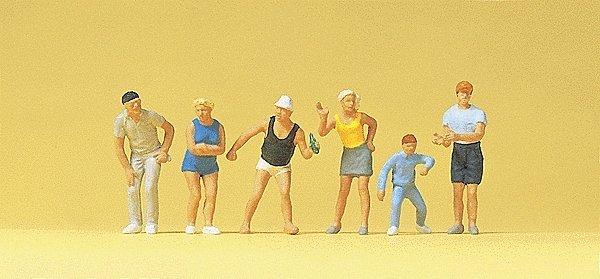 Pedestrians -- Spectators, HO, Preiser Kg 14079