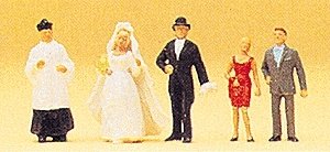 Wedding Participants -- Catholic, HO, Preiser Kg 14058