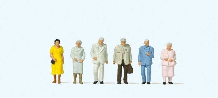 Passers-By pkg(6), HO, Preiser Kg 14116