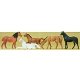 Animals -- Horses pkg(5), HO, Preiser Kg 14150