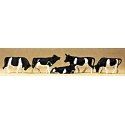 Animals -- Cows - Colors may vary, black/white, brown/white., HO, Preiser Kg 14155