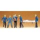 Firemen -- Set 3 pkg(6), HO, Preiser Kg 14202