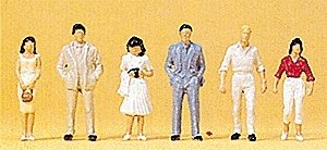 Pedestrians -- Passers-By, HO, Preiser Kg 14022