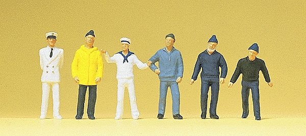 Working People -- Workers Standing pkg(6), HO, Preiser Kg 14062