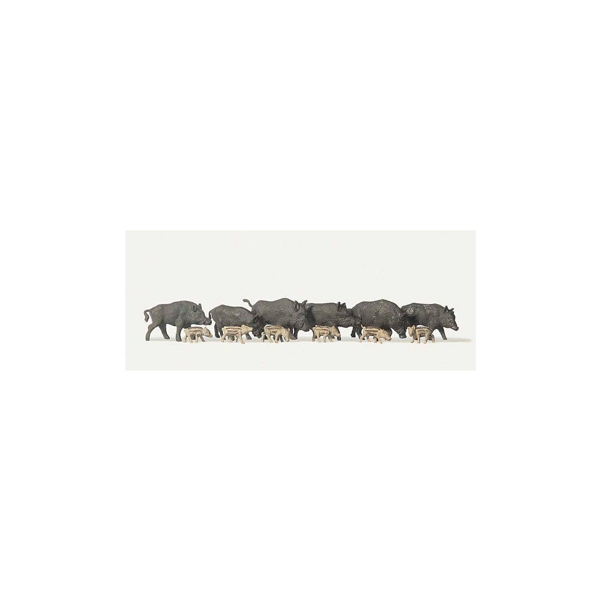 Wild Pigs/Boar - Economy Series -- pkg(12), HO, Merten 215028