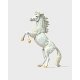 Animal -- Rearing White Horse, HO, Preiser Kg 29514