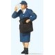 Individual Figure -- Postwoamn Letter Carrier, HO, Preiser Kg 28243