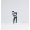 Individual Figure - Railroad Personnel -- Engineer, HO, Preiser Kg 28038