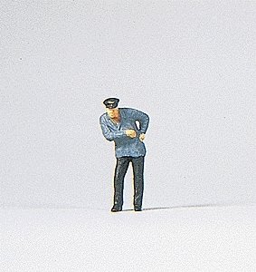 Individual Figure - Railroad Personnel -- Engineer, HO, Preiser Kg 28038