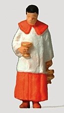 Individual Figures - Religious People -- Altar Boy Carrying Holy Water, HO, Preiser Kg 28067