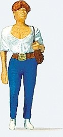 Pedestrian -- Young Lady, HO, Preiser Kg 28123