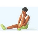Woman Tying Shoes Individual Figure, HO, Preiser Kg 28233