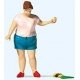 Woman Dropped Her Burger Individual Figure, HO, Preiser Kg 28232