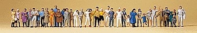 Pedestrians pkg(36), HO, Preiser Kg 14412