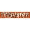 Unpainted Figure Set -- Passengers/Travelers, O, Preiser Kg 65600