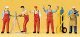 People Working -- Craftsmen pkg(5), HO, Preiser Kg 10243