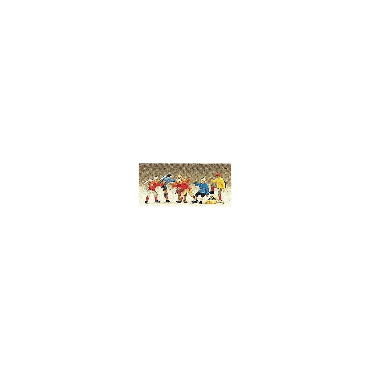 Sports & Recreation -- Mountain Climbers pkg(6), HO, Preiser Kg 10190