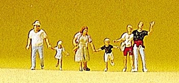 Pedestrians -- Passers-By Hurrying, N, Preiser Kg 79094